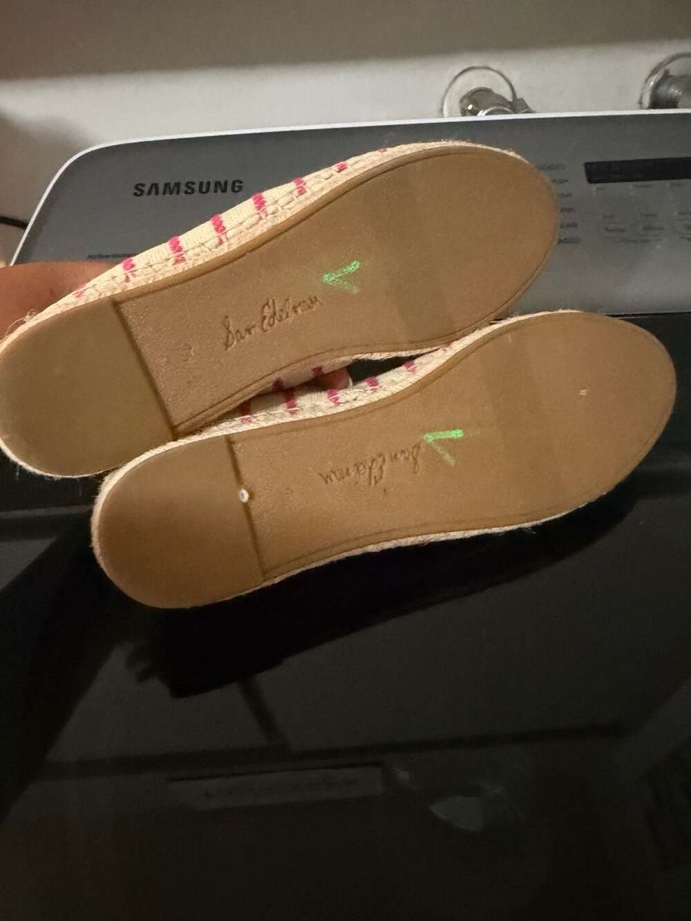 Sam Edelman Kathleen Striped Canvas Espadrille Slip-On Shoes Size 7.5 - Picture 5 of 5